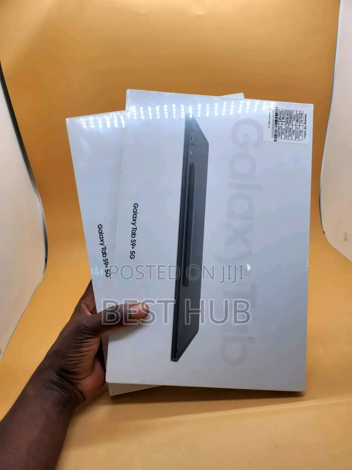 New Samsung Galaxy Tab S9+ 256 GB Black
