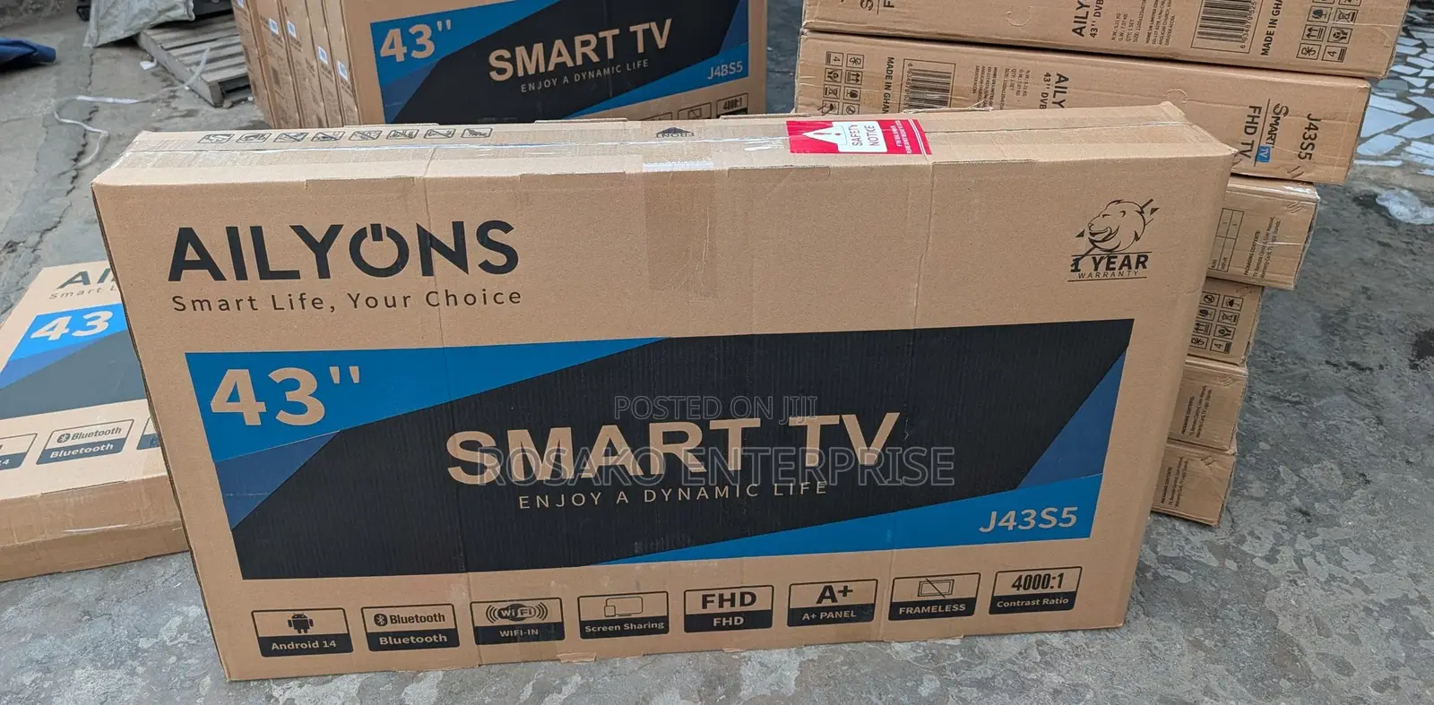 Ailyons 43 Smart Digital Satellite 2300 Ghc /32 Smart