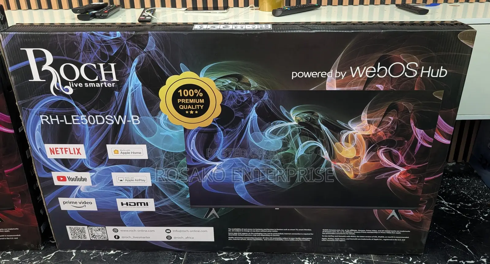 Roch 50 Inches Webos Uhd Smart Tv