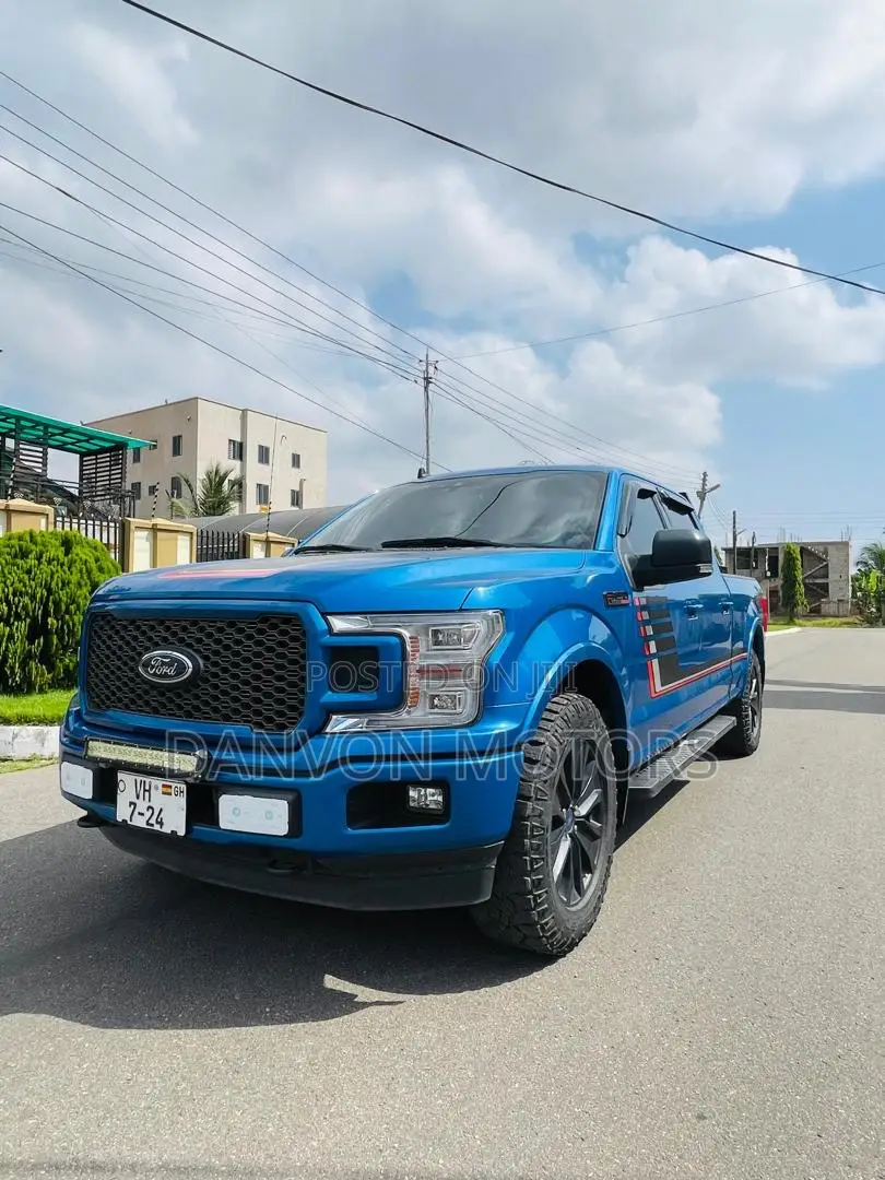 Ford F-150 Lariat 4x4 SuperCab Styleside 8 ft. box 163 in. WB 2020 Blue