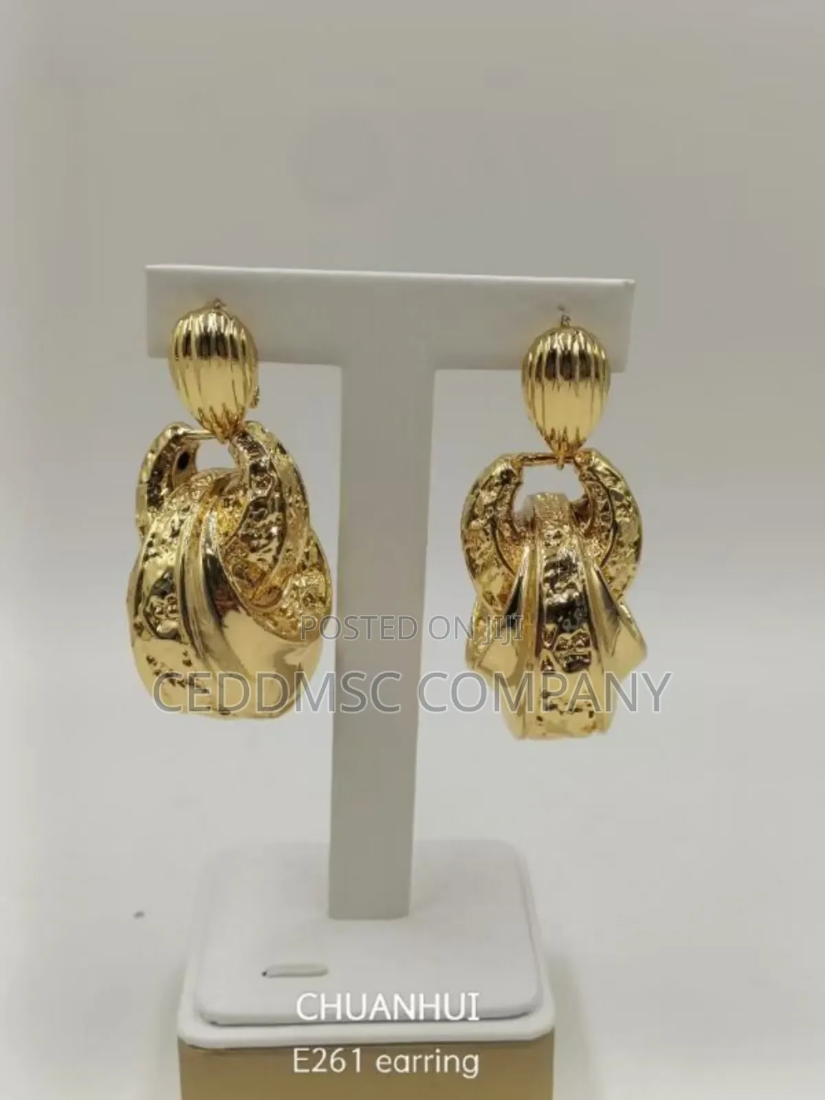 Original Gold Earrings and Pendant