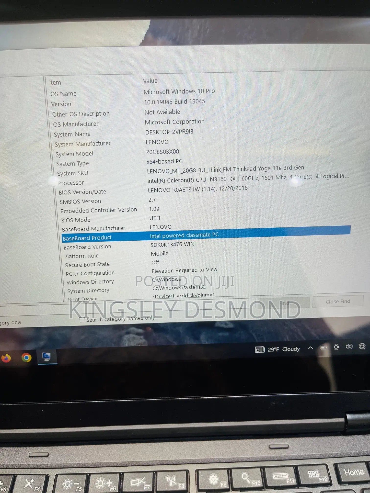 Laptop Lenovo Yoga 11e 4GB Intel SSD 128GB