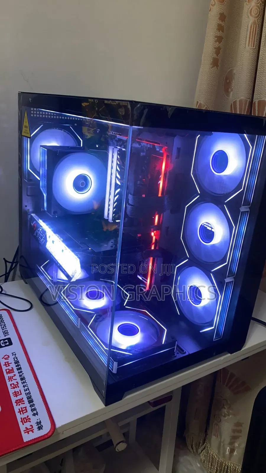 Spacious Gaming Atx Pc Case With 4 RGB Fans