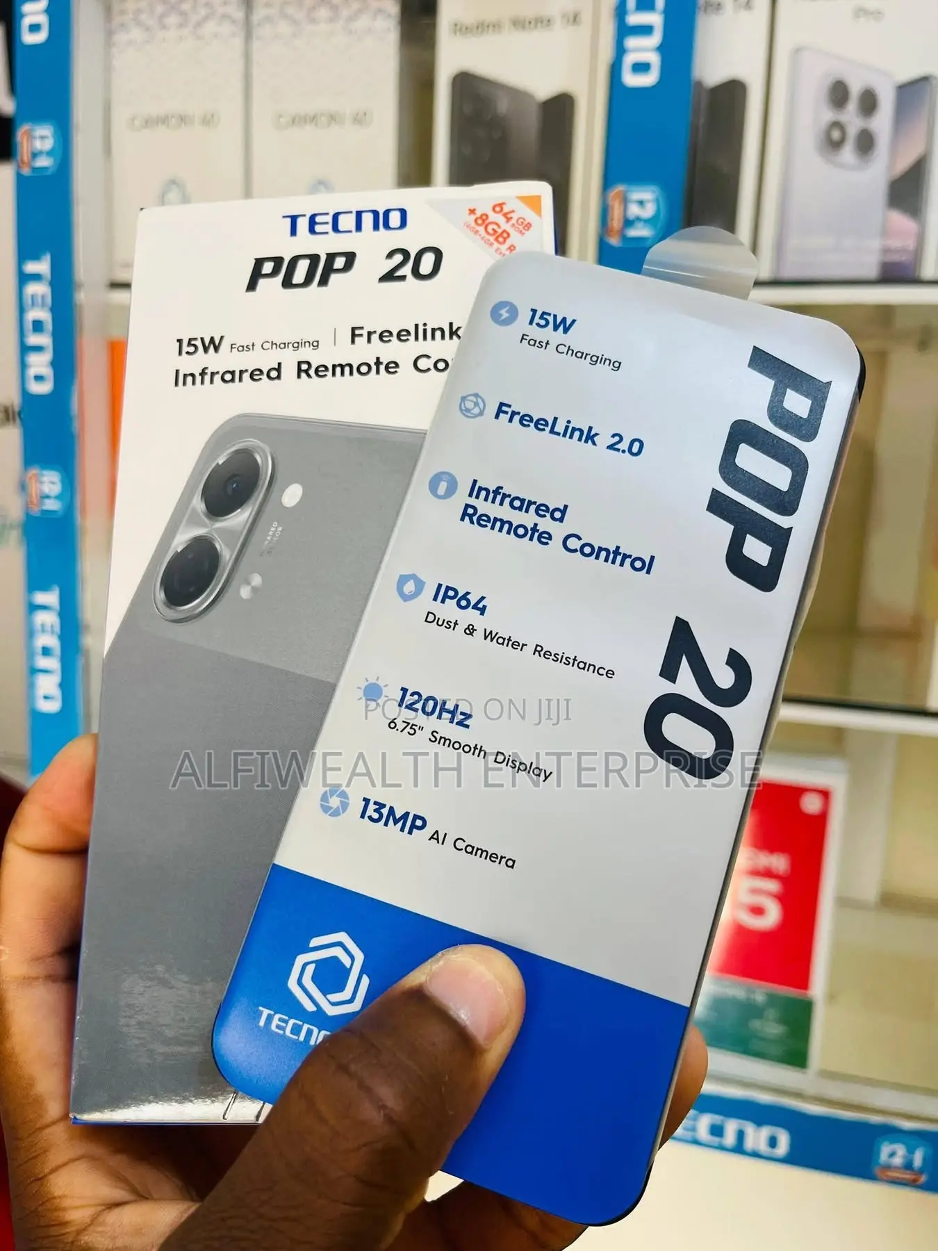 New Tecno Pop 20 64 GB Black