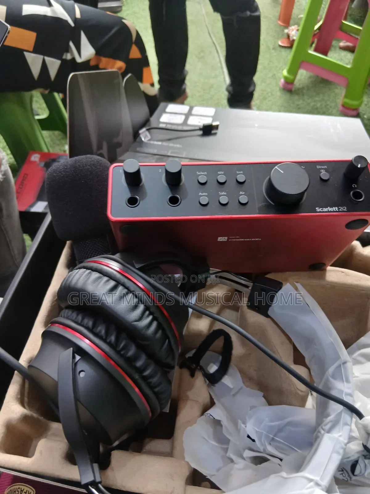 Scarlet Focusrite Podcast Set
