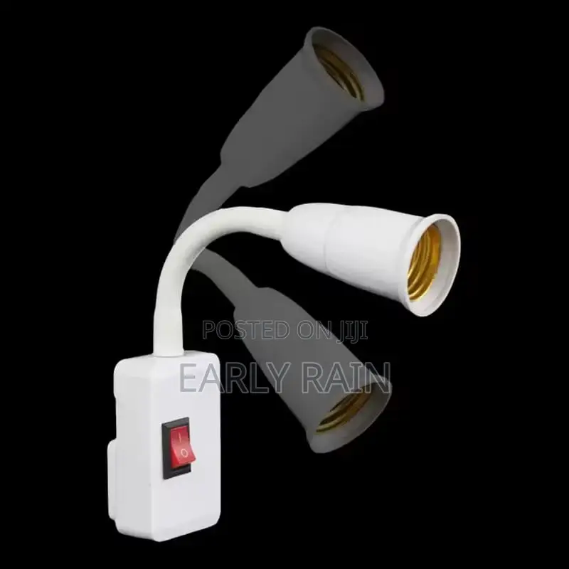 E26/E27 Flexible Plug-in Light Socket With Switch