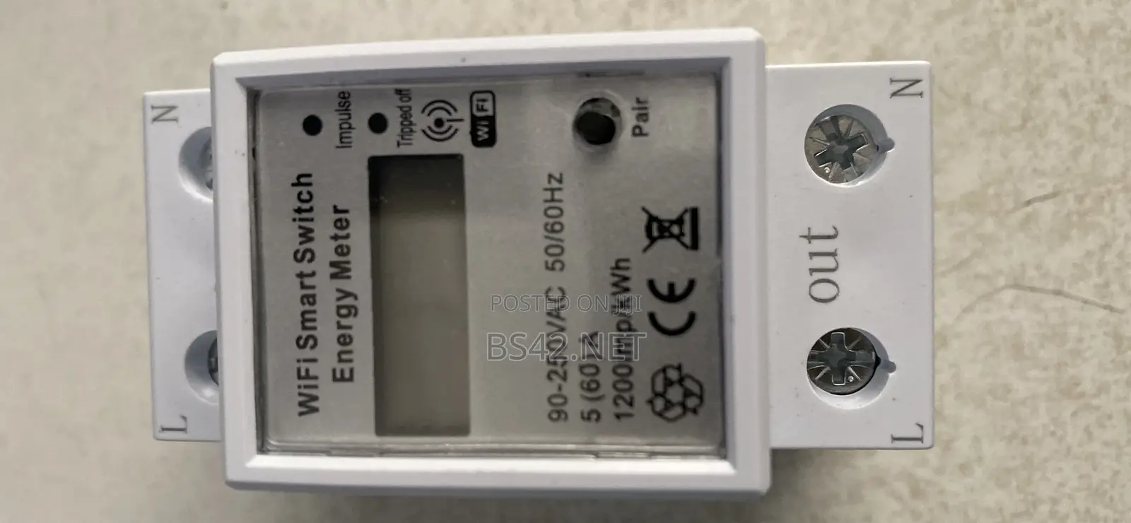 Smart Switch Energy Meter LCD Display