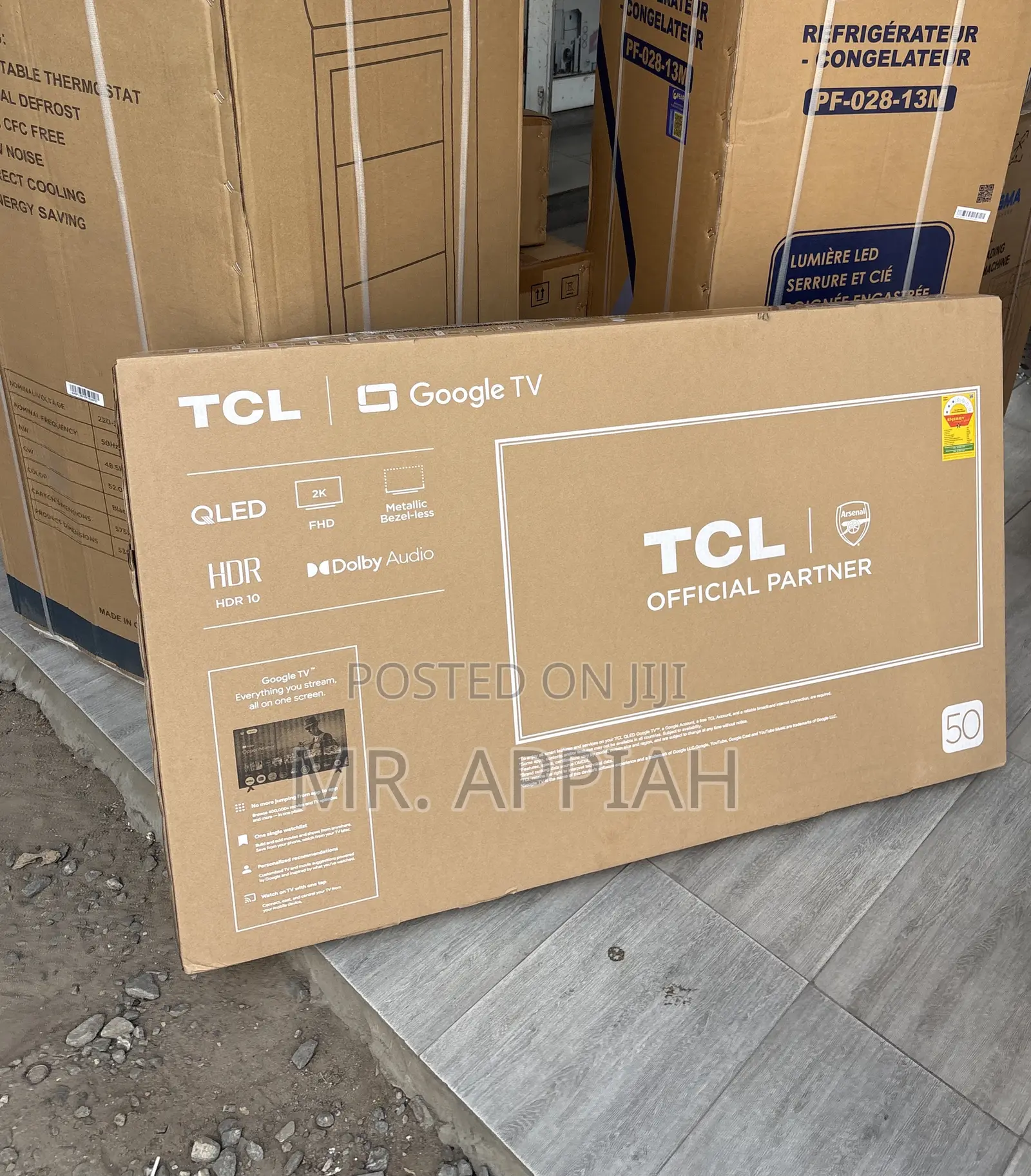 Get Authentic TCL 50 Inch Qled Smart Screen Tv(2025 Model) 