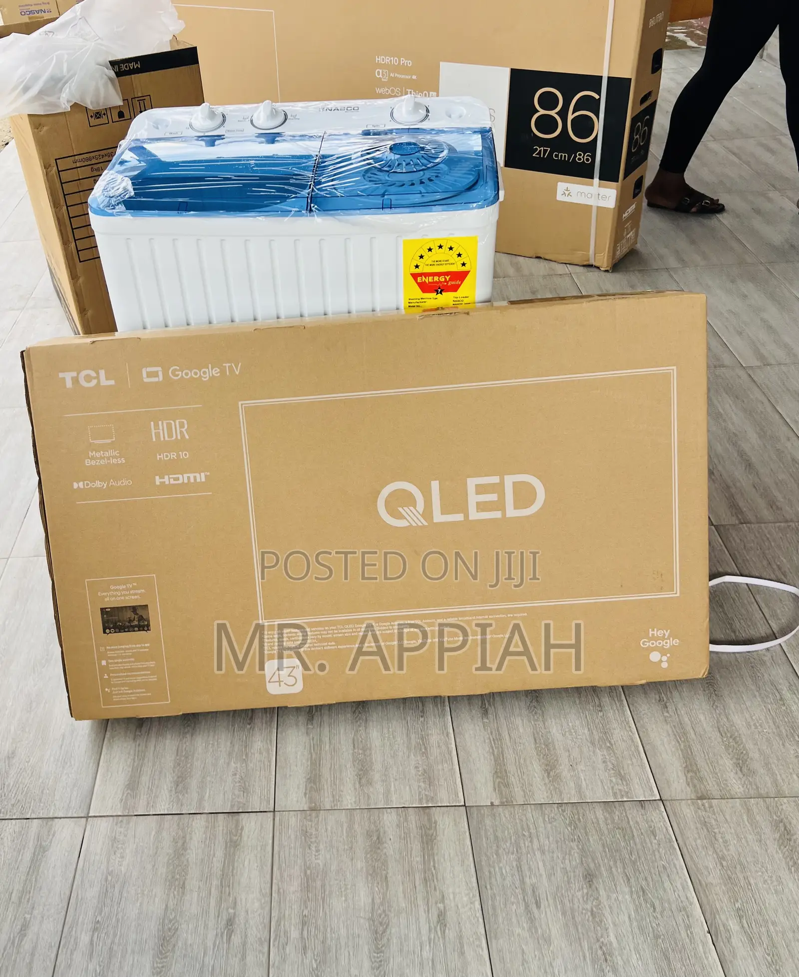 Choose Original TCL 43” Qled Smart Television(2025 Model) 