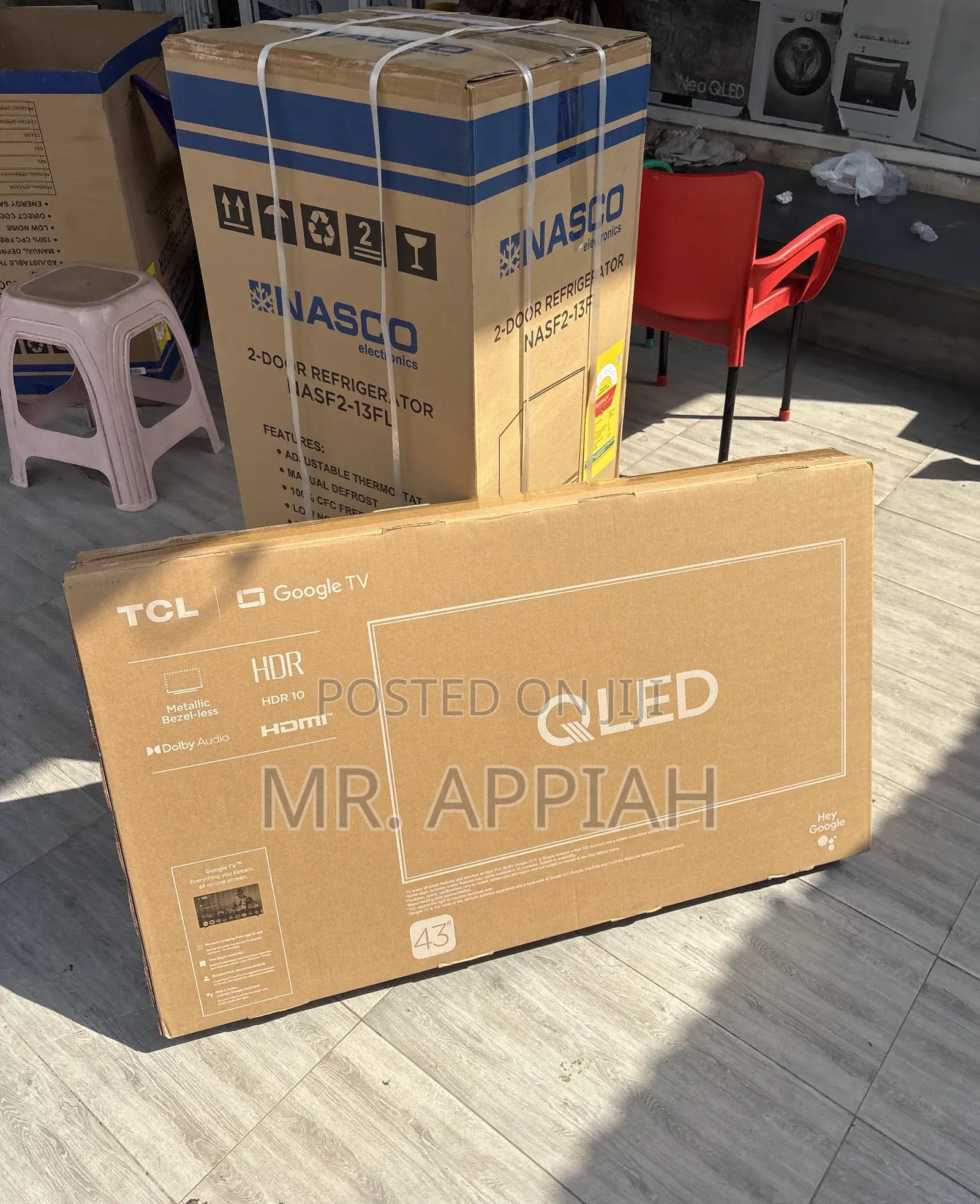 Lovely Design TCL 43” Qled Smart Satellite Android Tv(2025) 