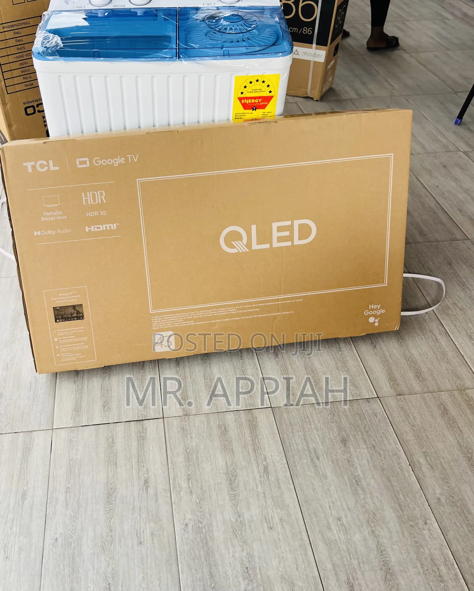 Quality TCL 43 Inch Qled Smart Screen Television(2025 Model) Black