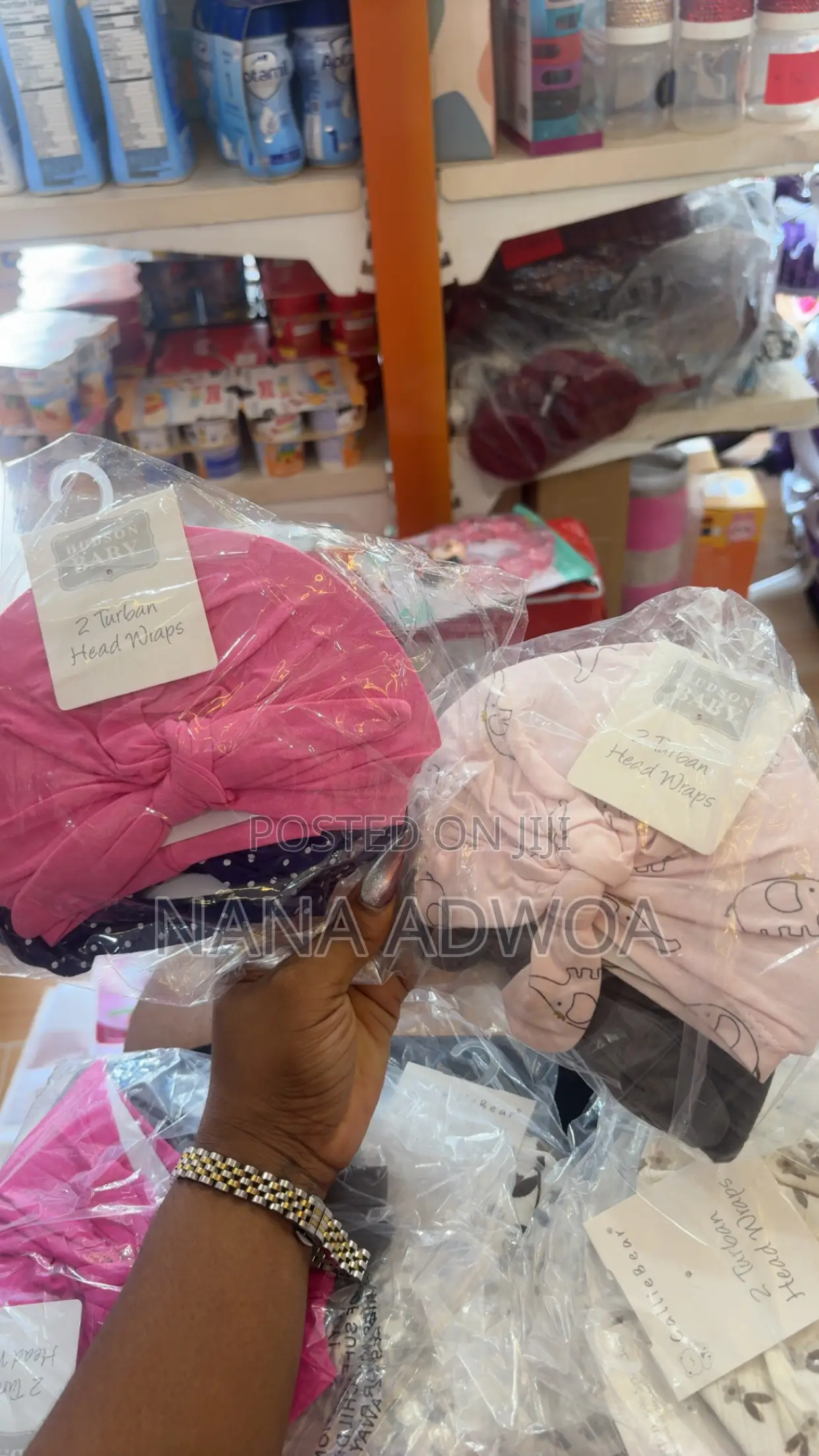 Hudson Baby Turban Head Wrap