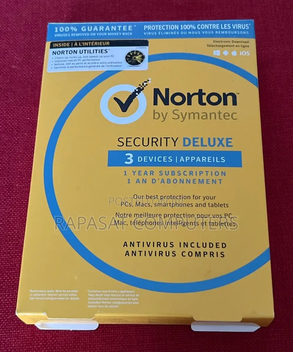 Norton Security Deluxe 3-Devices 1year
