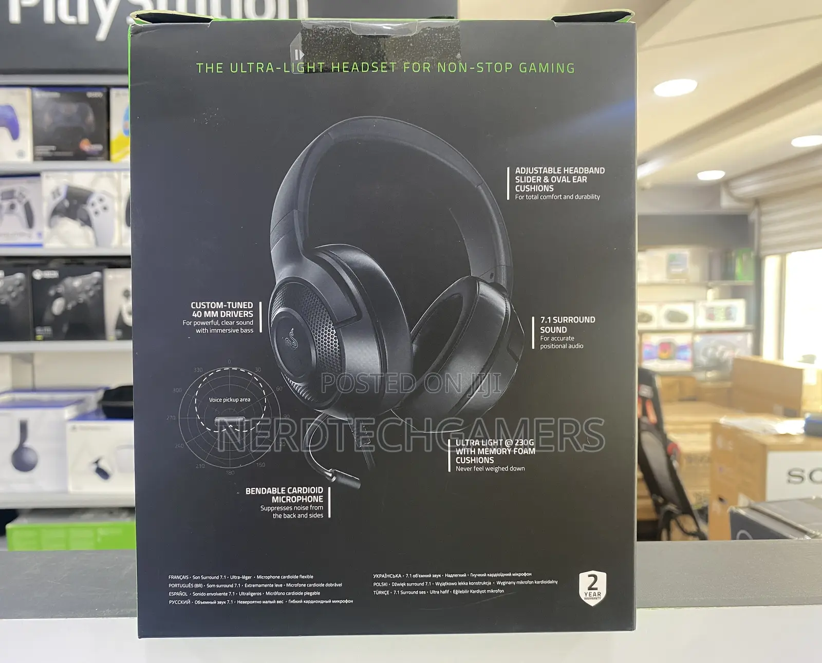 Razer Kraken X Lite Gaming Headset
