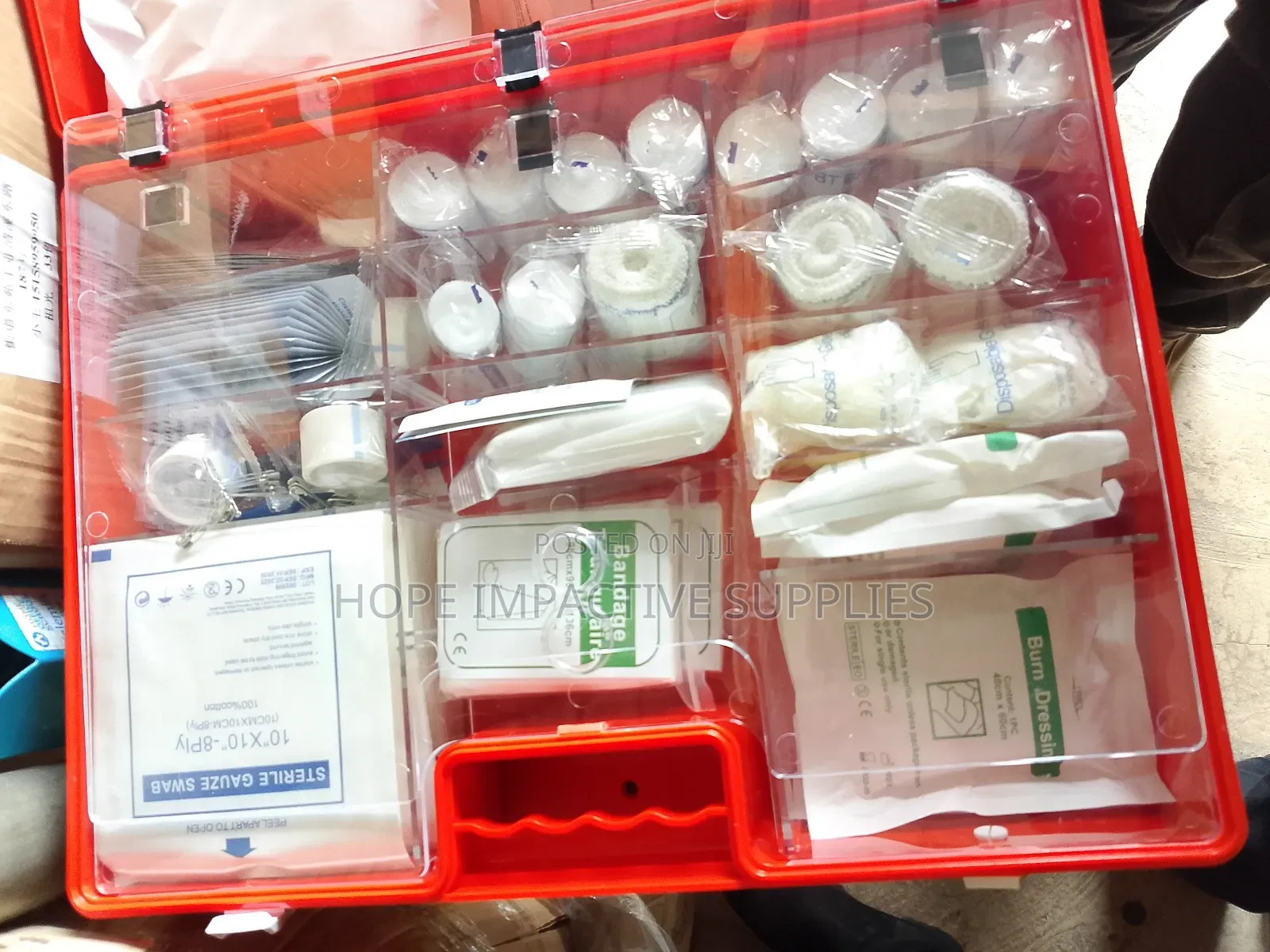 Certified First Aid Kit For 100 People.