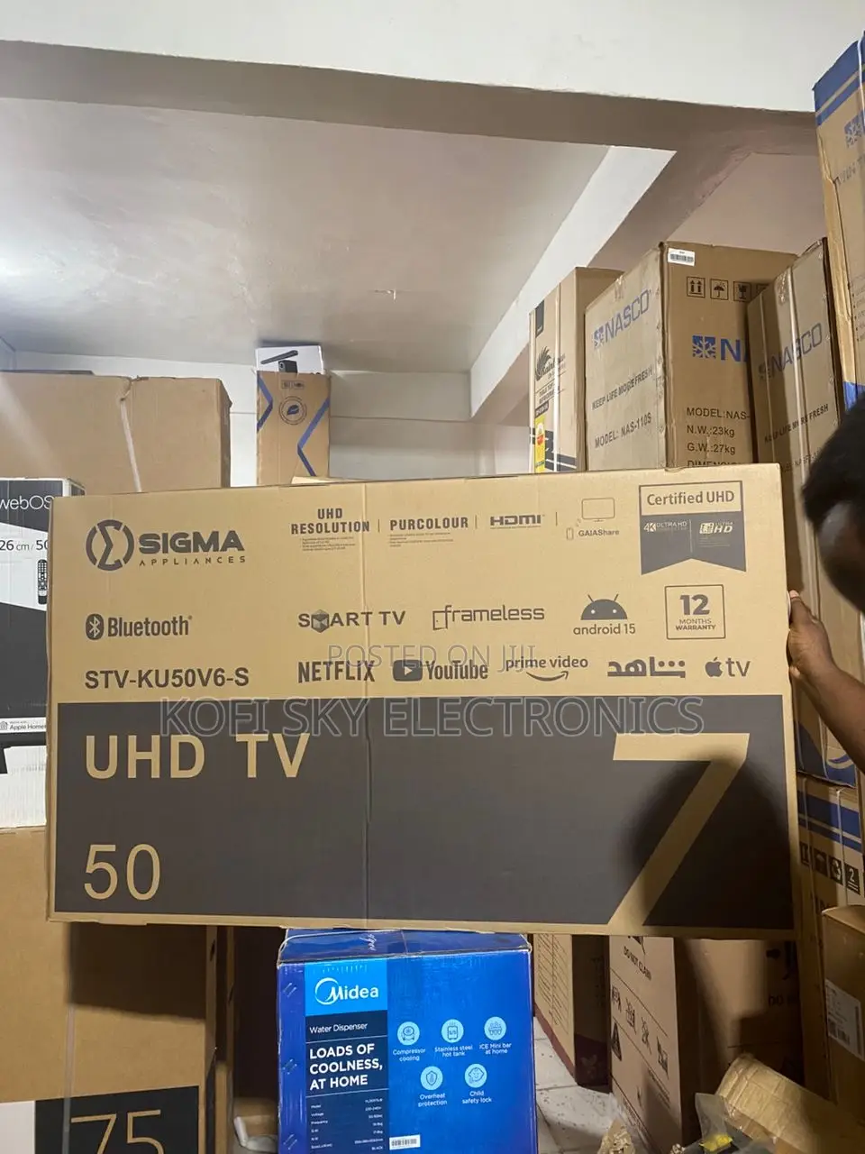 Sigma 50inch Smart Uhd Android Led Tv