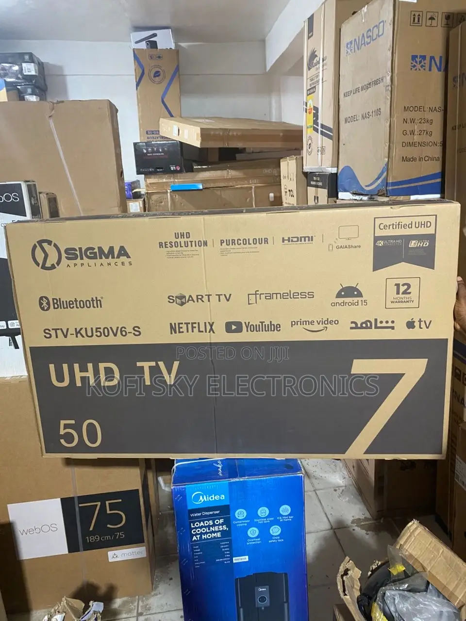 Sigma 50inch Smart Uhd Android Led Tv