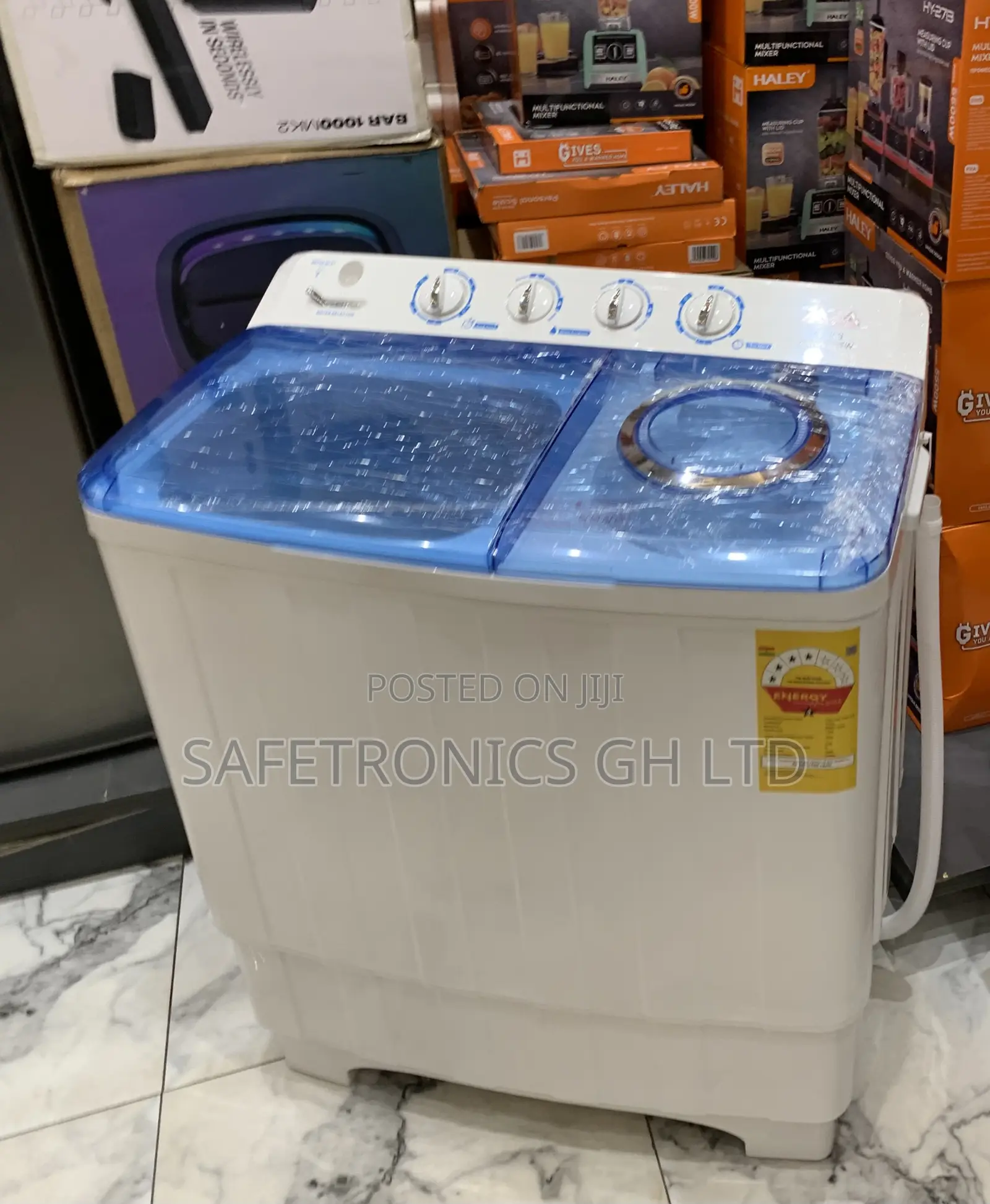 Sealed Twintub Zara Semiautomatic 13kg White Topload Washer