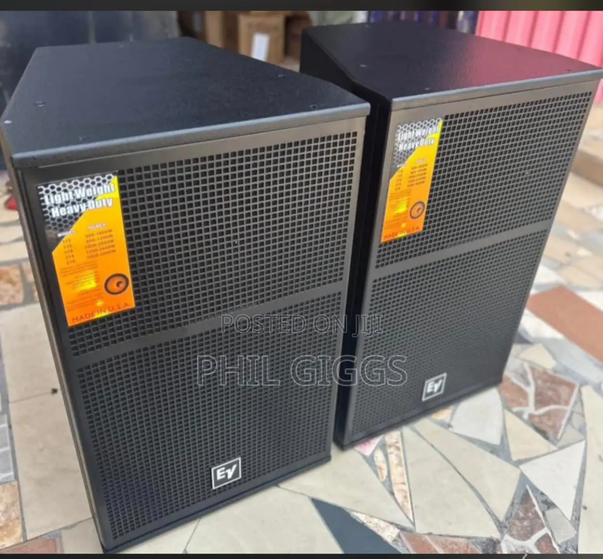 JBL Full Range and JBL Double Subs Woofer
