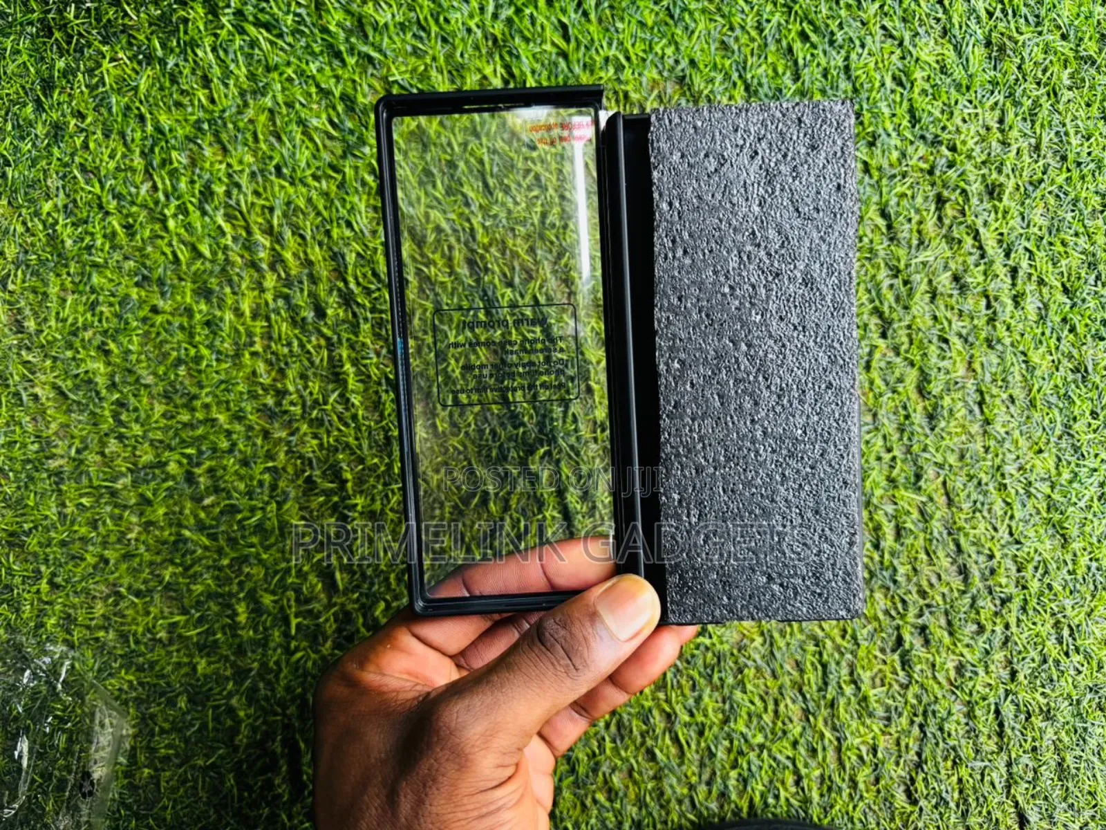 Samsung Galaxy Z Fold 6 Matte Anti-Fingerprint Case With Protector.