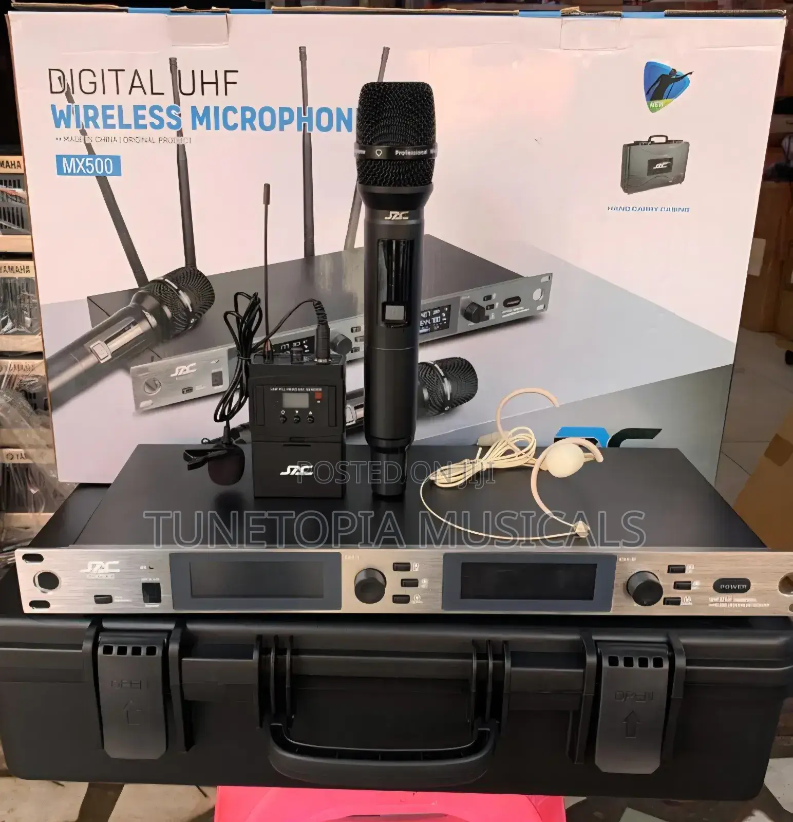 Jac Mx-500 Digital Uhf 3in1 Wireless Microphone System.
