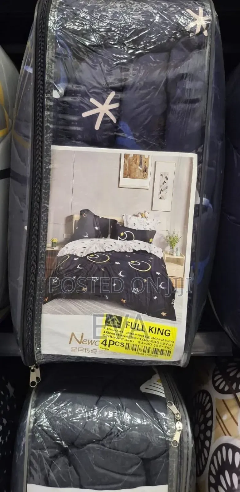 4 Pieces King Size Duvet Set