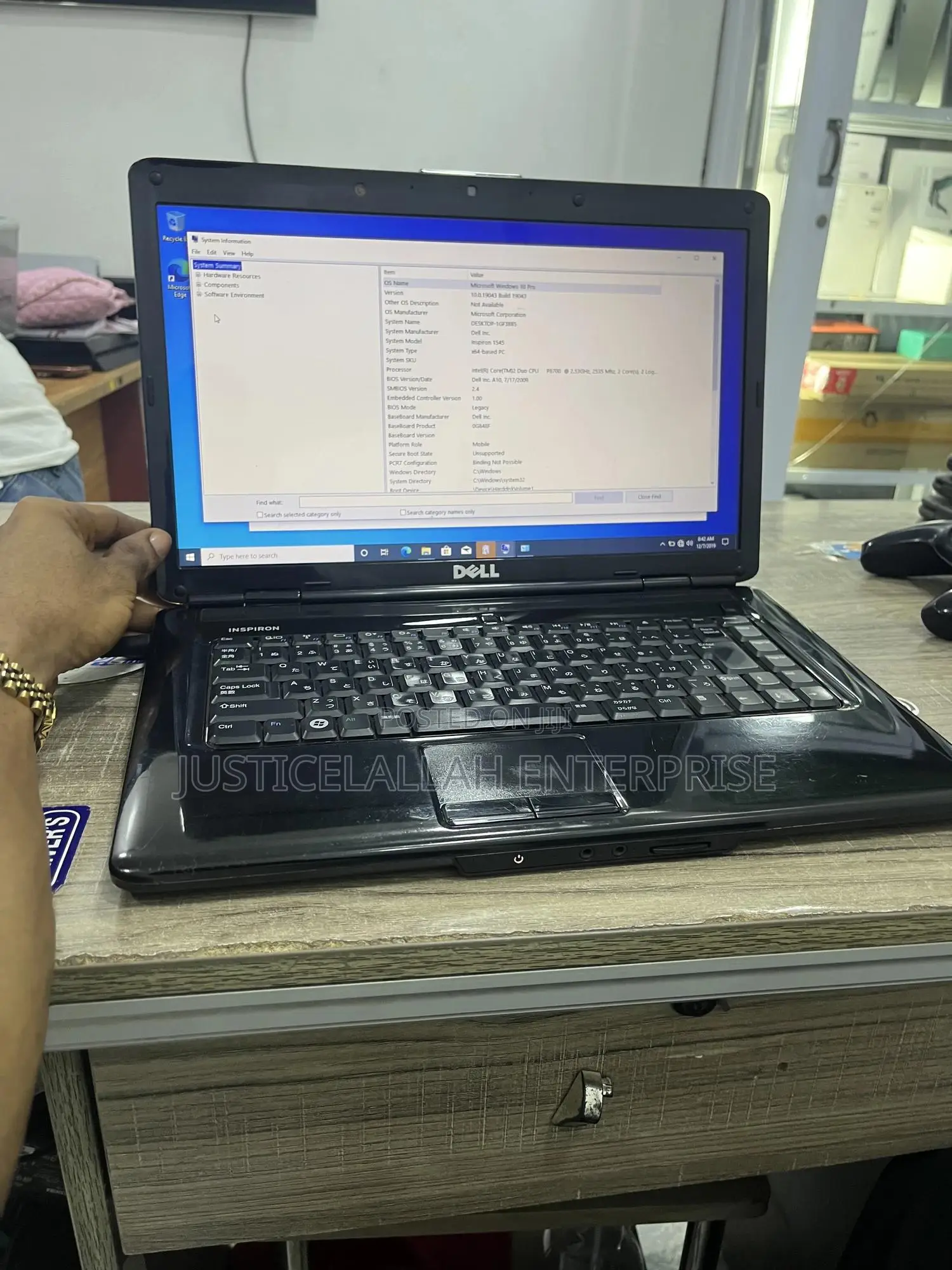 Laptop Dell Inspiron 15 1545 4GB Intel Core M2 HDD 500GB