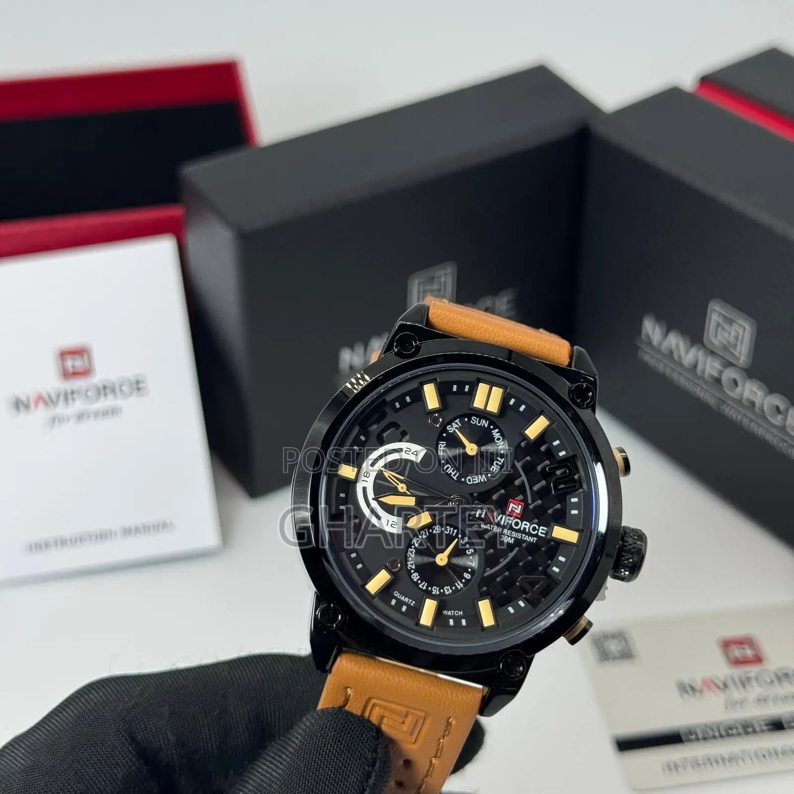 Naviforce Analog Chronograph Waterproof Men’S Watch