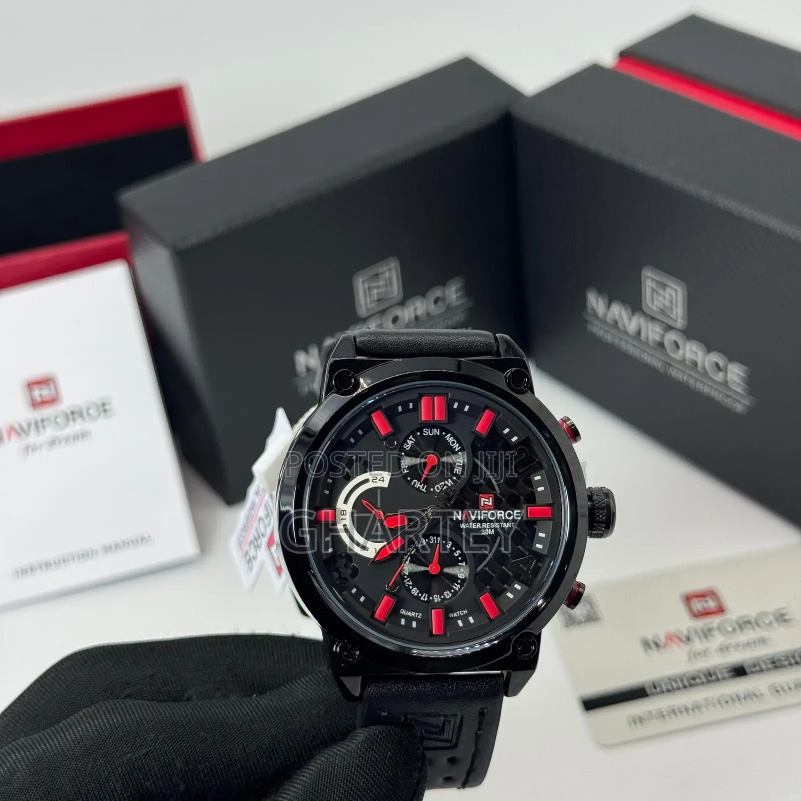 Naviforce Analog Chronograph Waterproof Men’S Watch