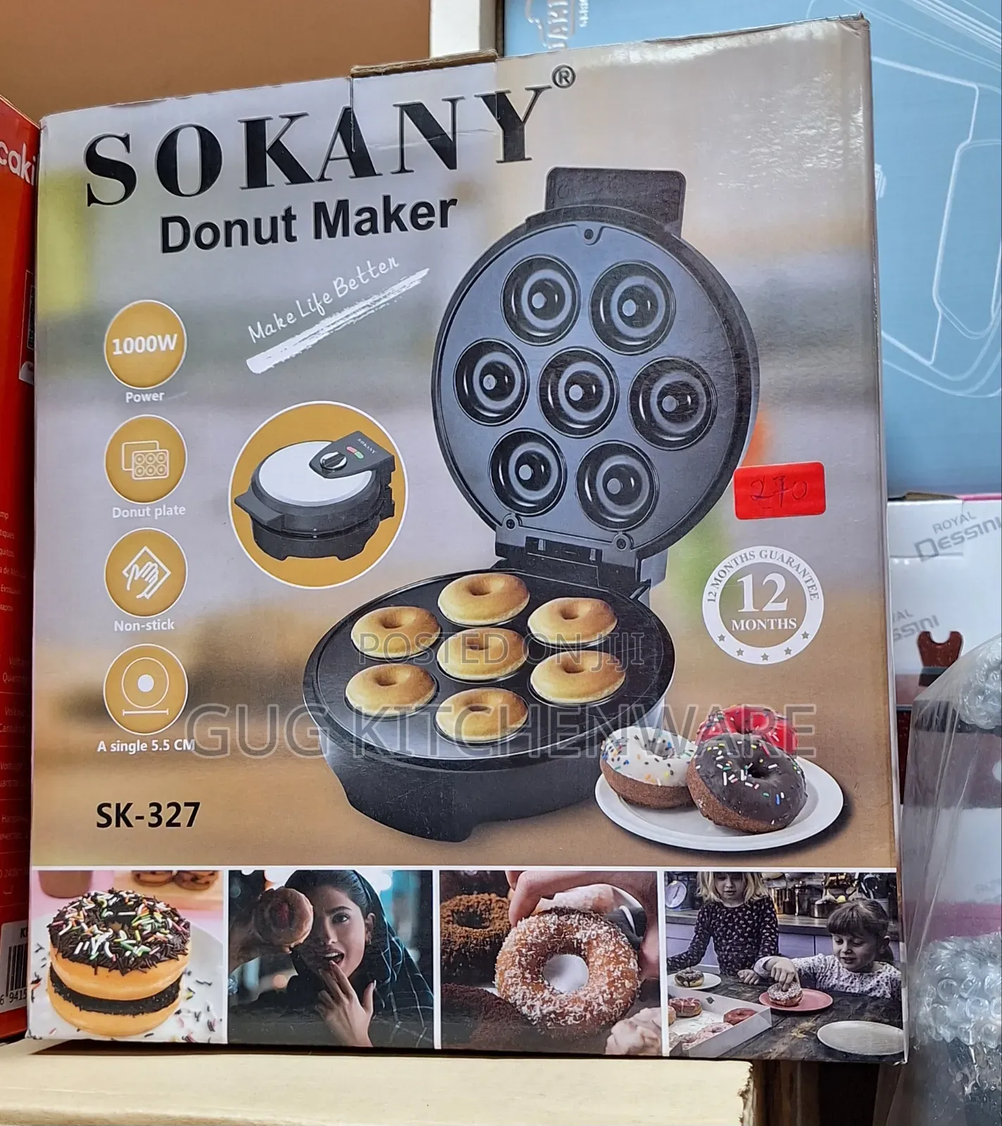 Sokany Doughnut Maker (7 Holes)