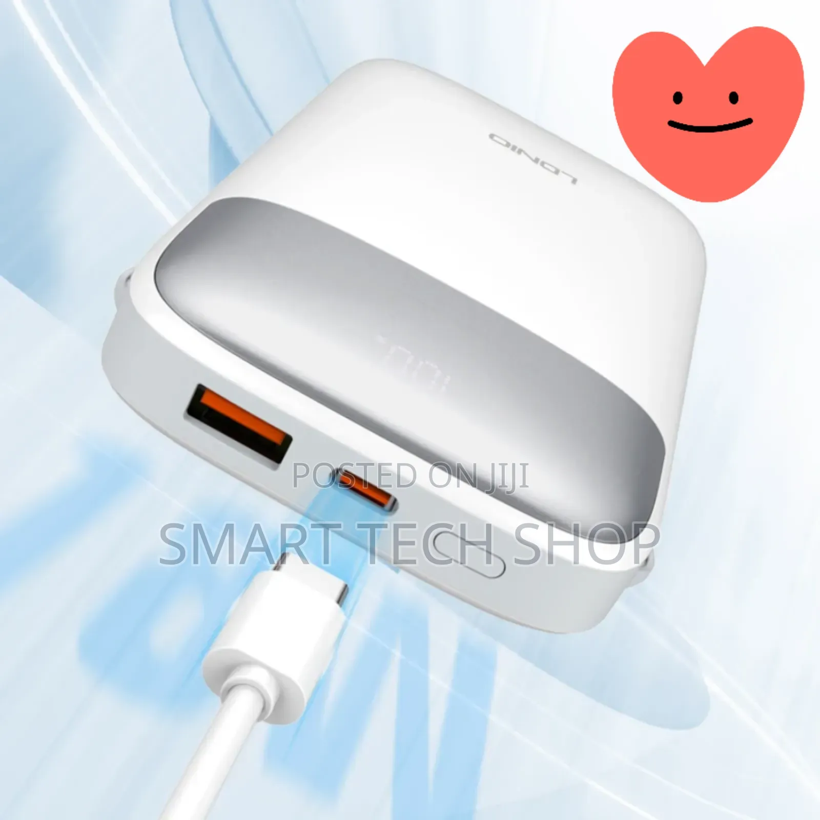10000mah Ldnio Power Bank With Inbuilt Cable for iPhone and Type C