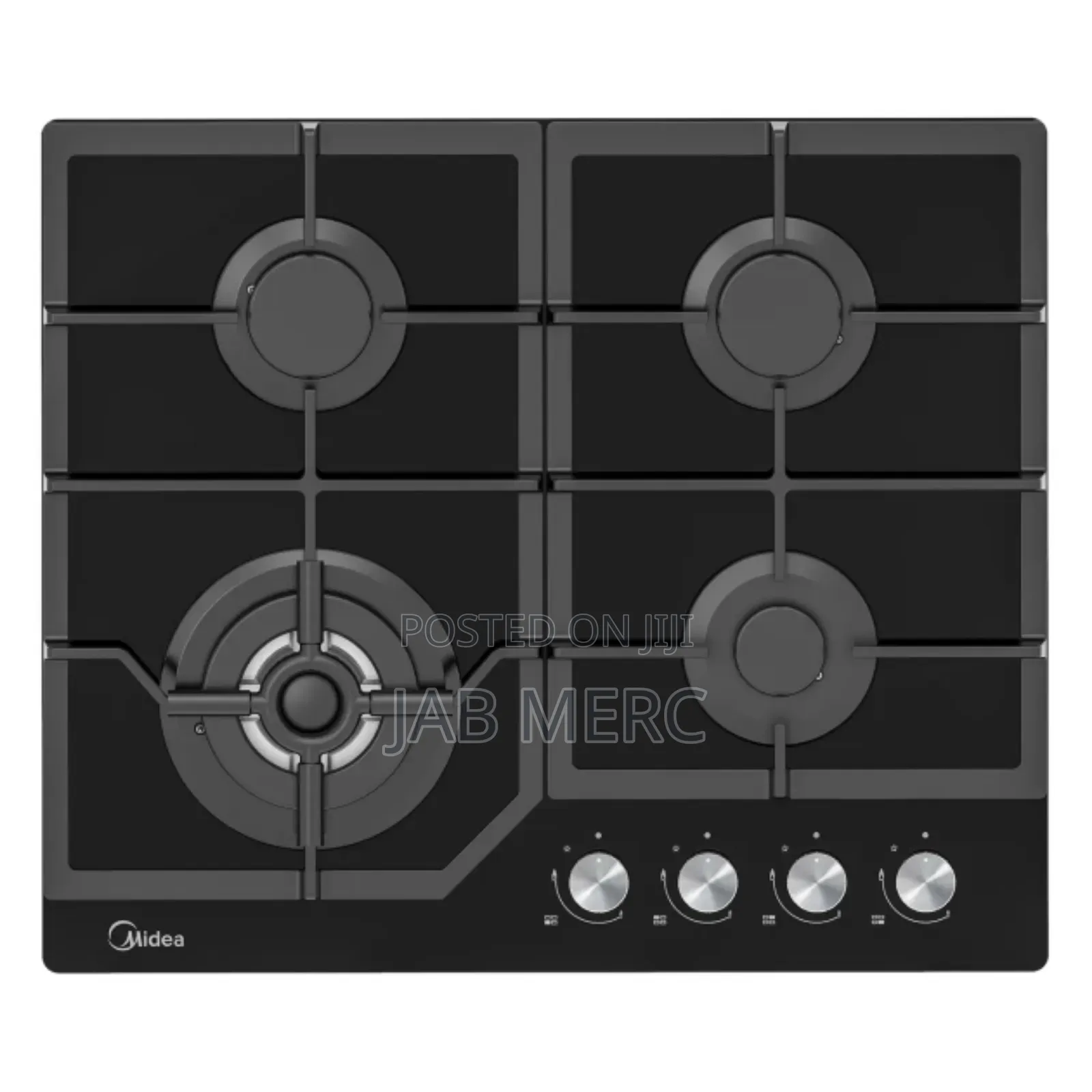 Glass Top 60cm Midea Gas Hob 4 Burner Original Quality With Warranty