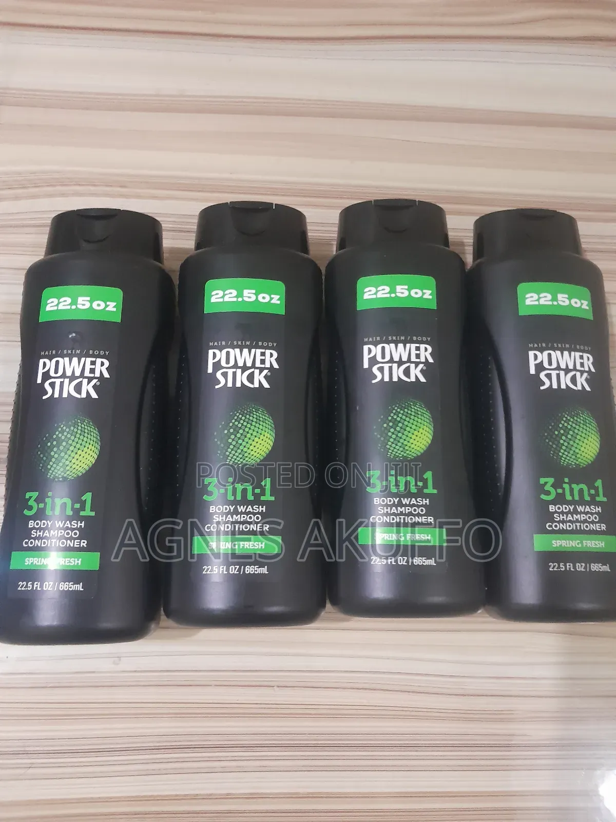 Powerstick 3-in-1 Body Wash Shampoo Conditional