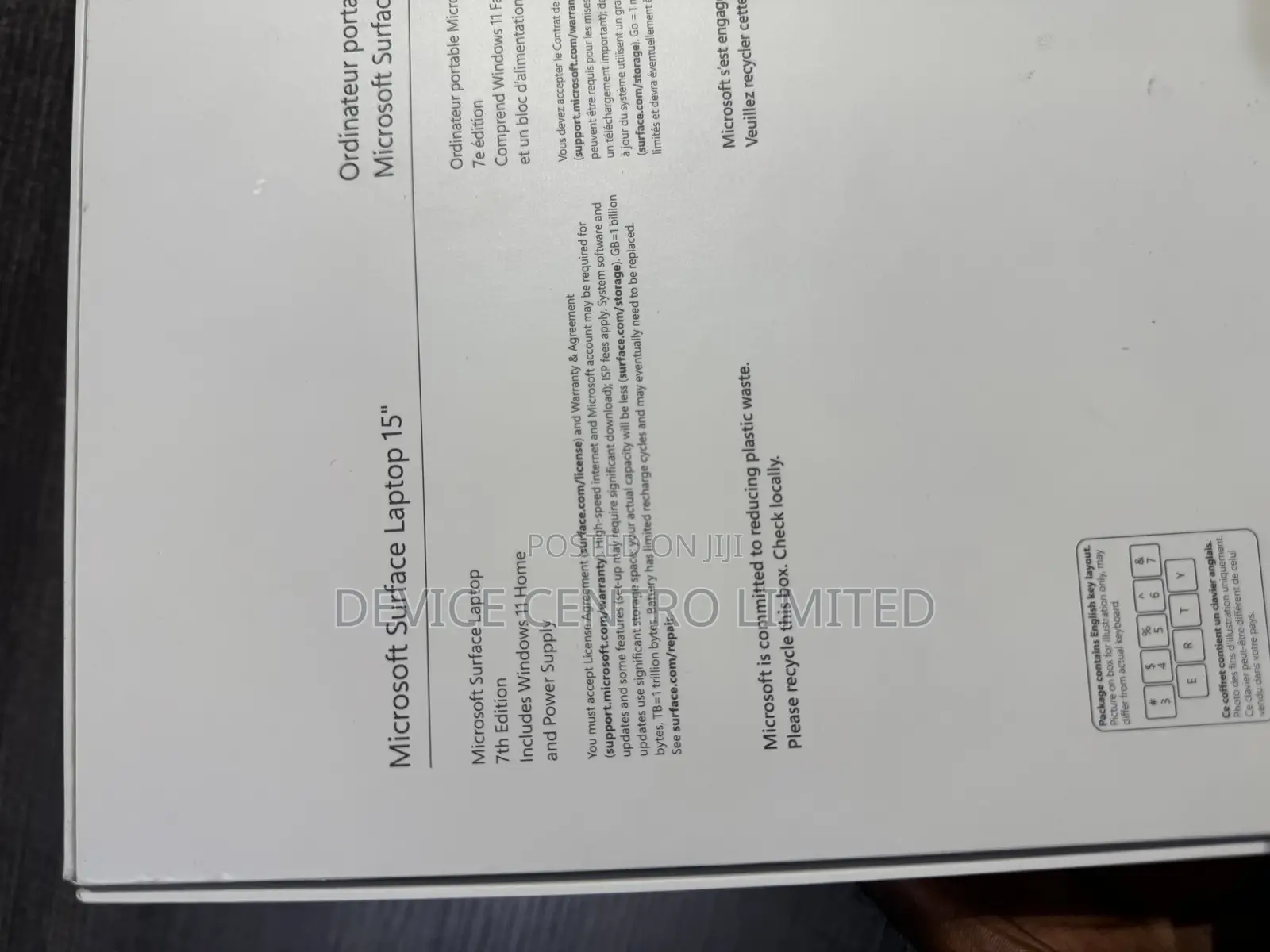 New Microsoft Surface Laptop 7 16GB Qualcomm Snapdragon X Elite SSD 1T