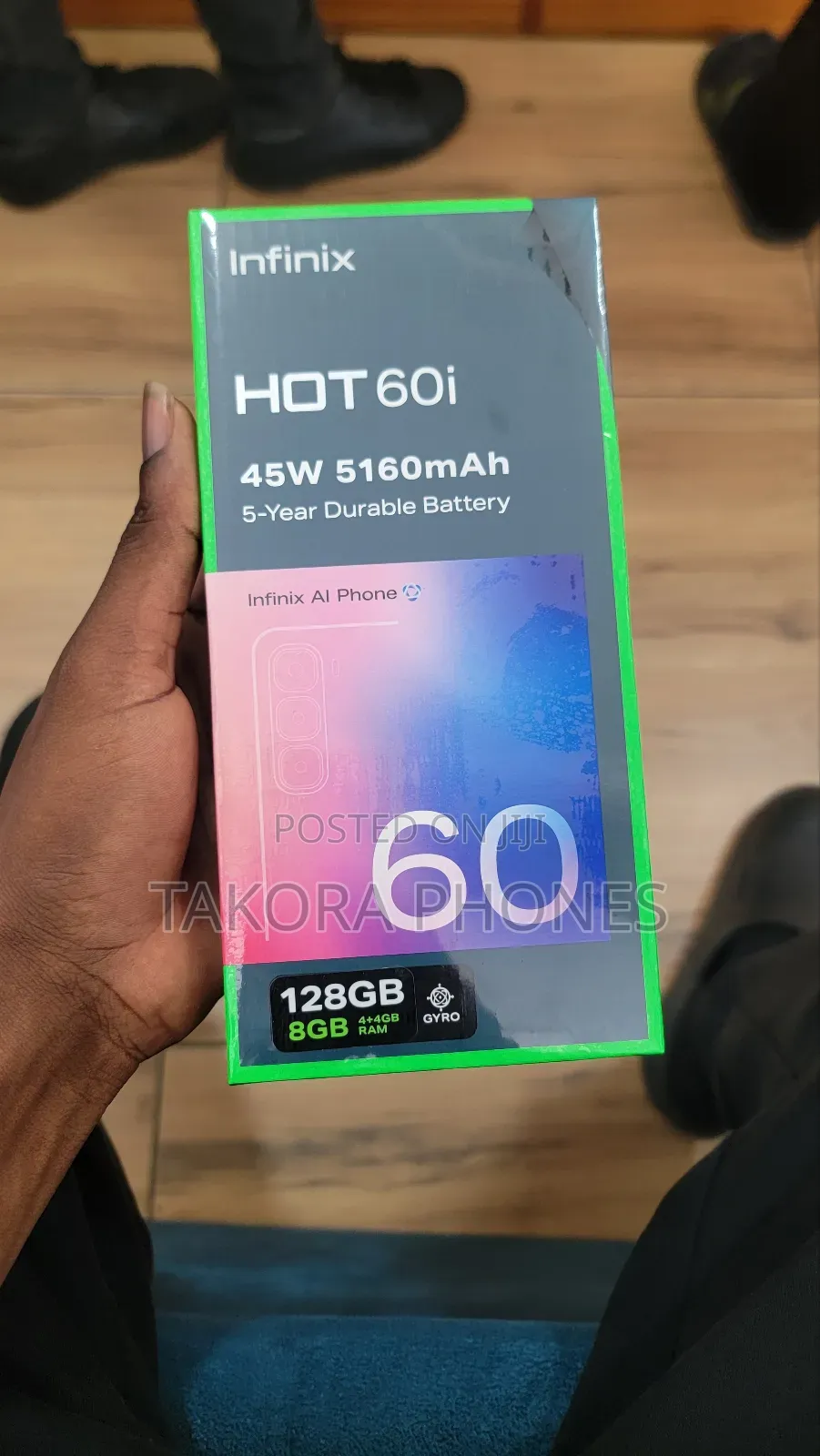 New Infinix Hot 60i 128 GB Green