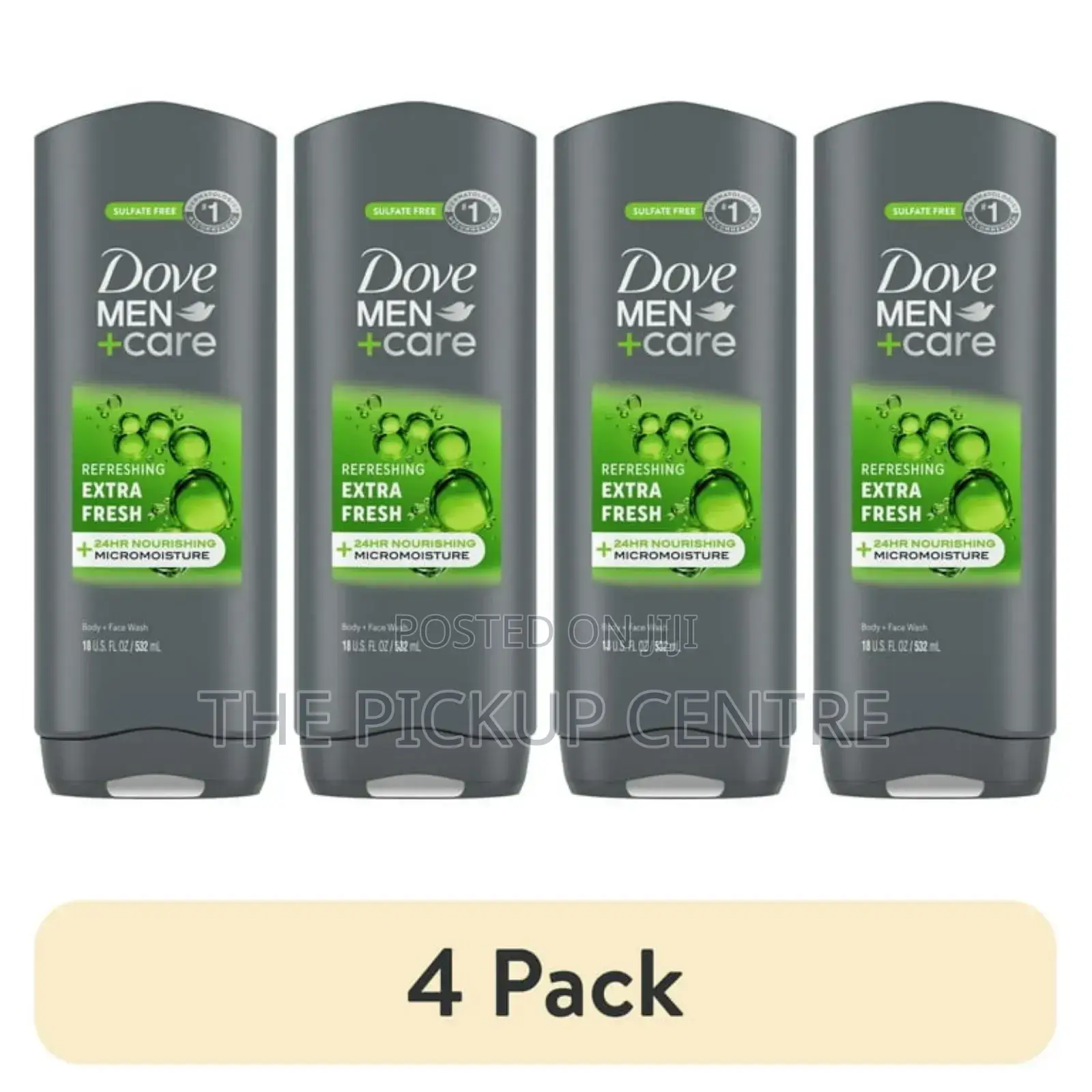 4 Pack) Dove Men+Care Body Wash