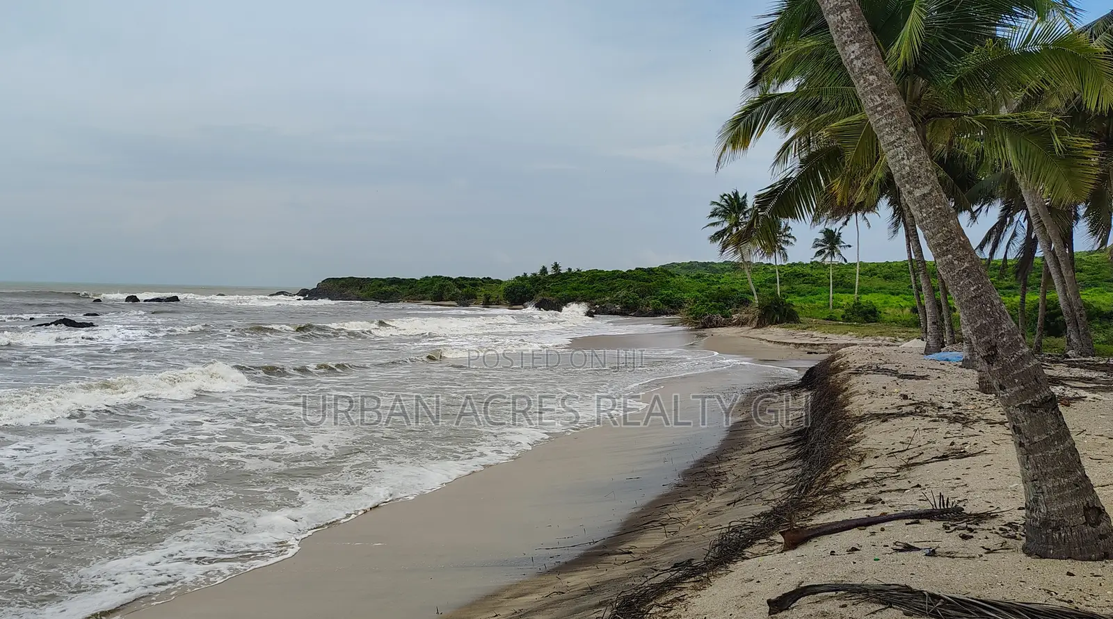 Western Region, Ahanta Dist (Butre) _ 1.13 Acres Oceanfront Land