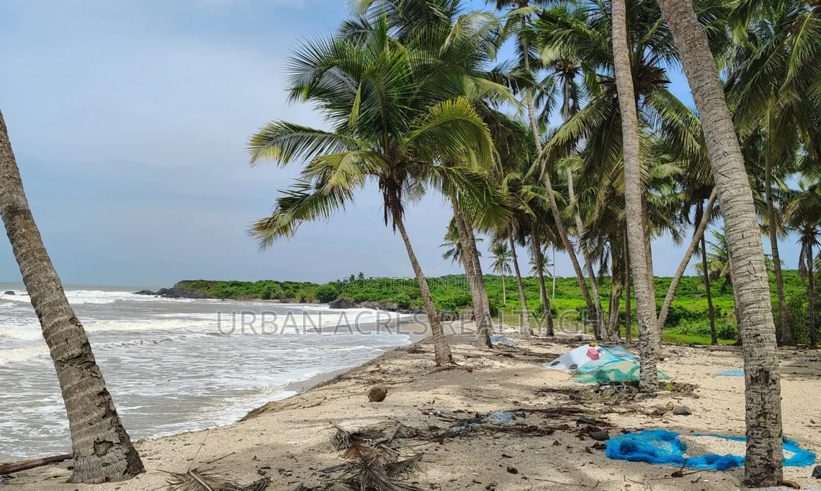 Western Region, Ahanta Dist (Butre) _ 1.13 Acres Oceanfront Land