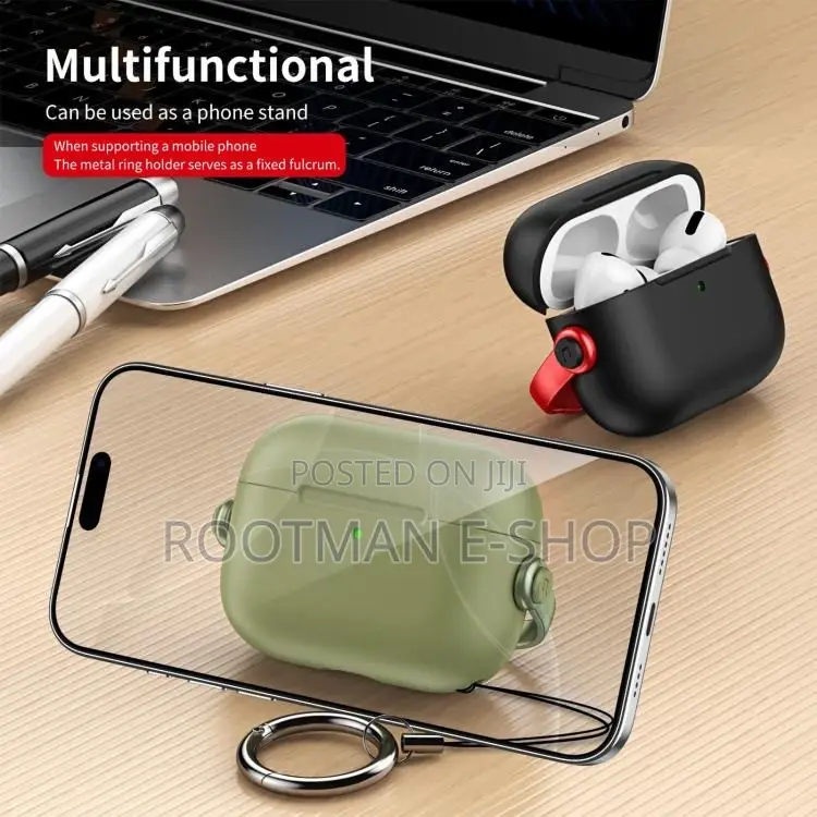 Airpods Pro 3 Musicboy Tpu Earphone Protective Cover With Lanyard Clip
