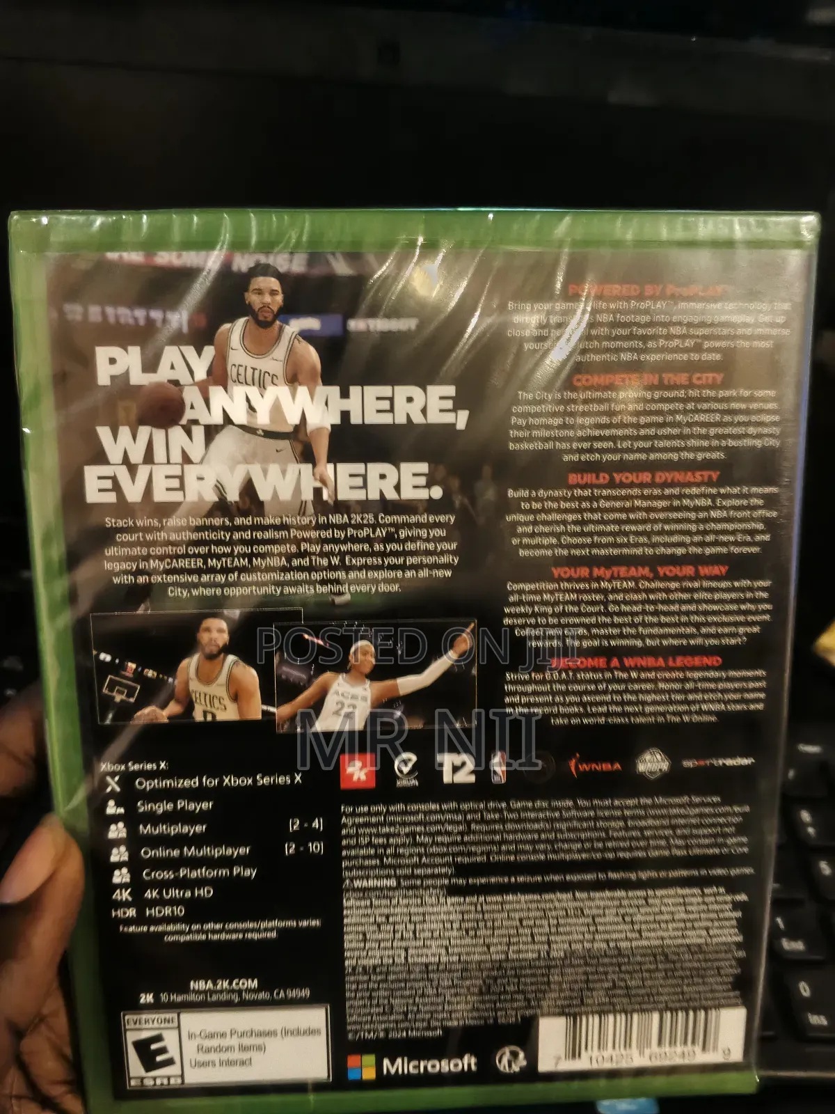 Sealed Nba 2k25 Cd for Xbox Series X