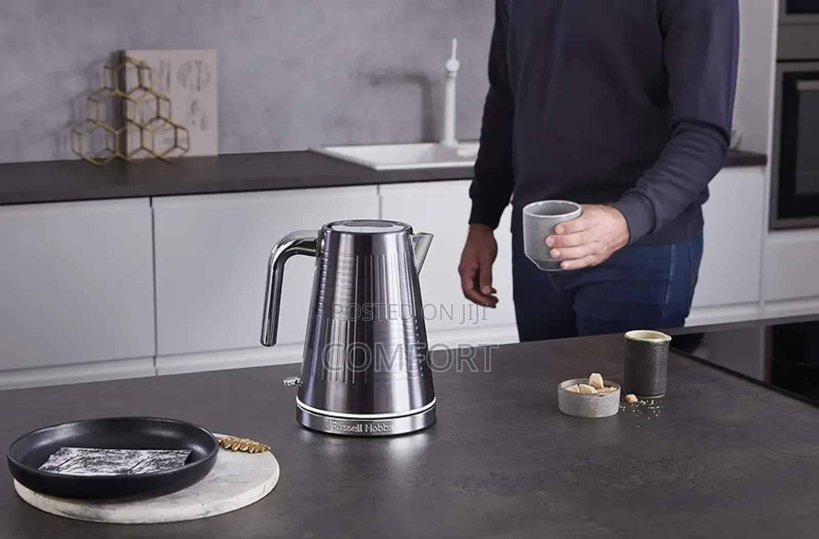 Russell Hobbs Geo Steel Kettle (1.7L)