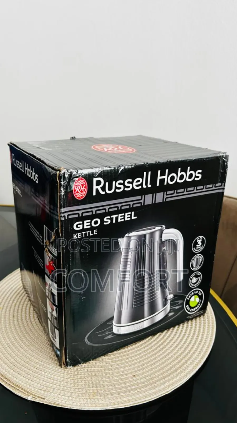 Russell Hobbs Geo Steel Kettle (1.7L)