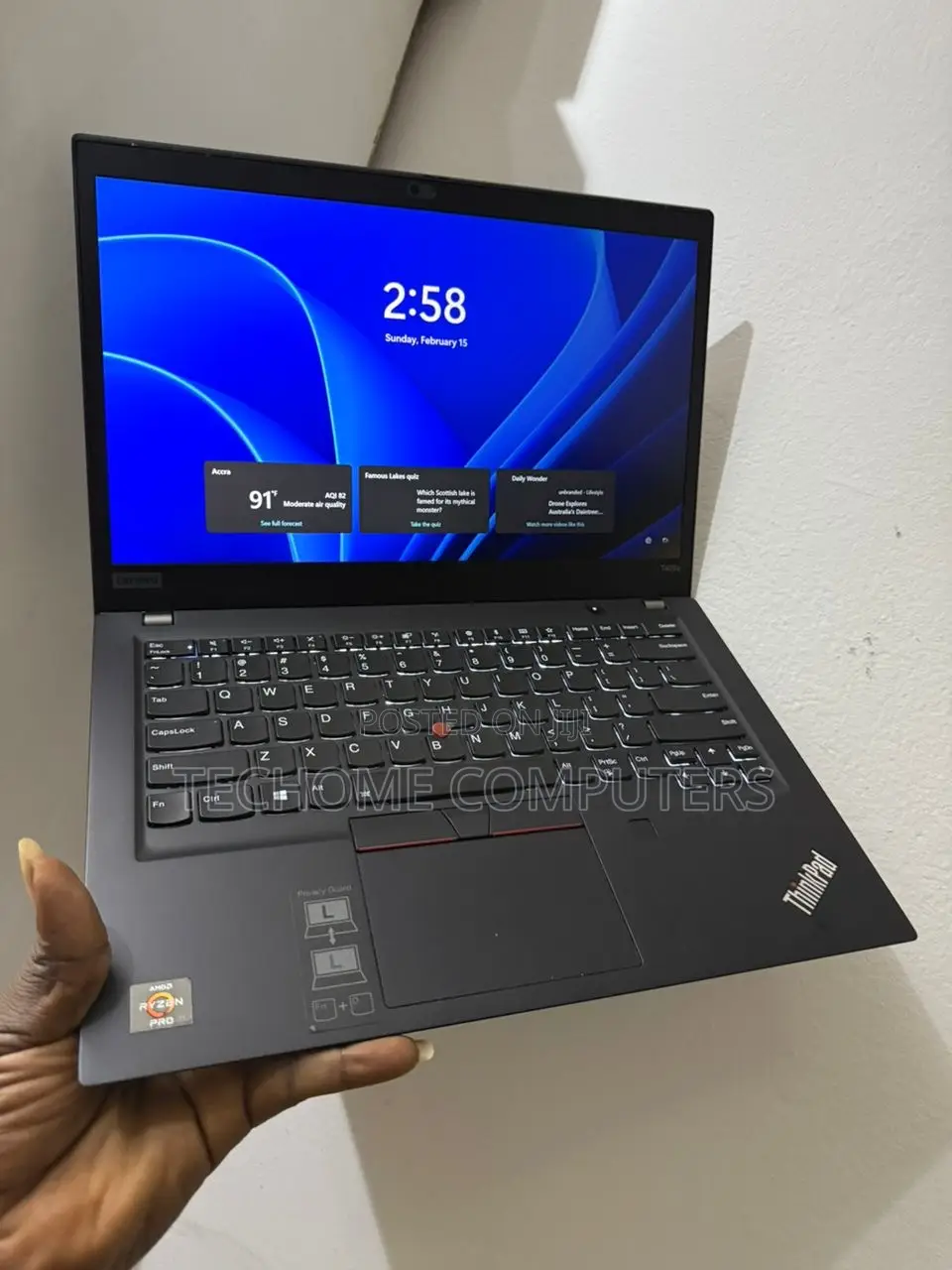 Laptop Lenovo ThinkPad t495s 16GB AMD Ryzen 7 SSD 256GB