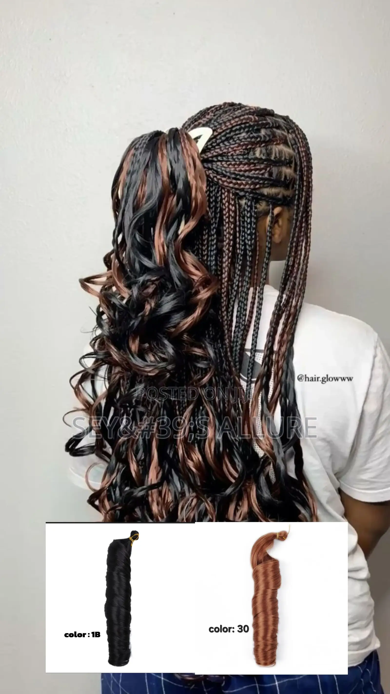 24inches And 12inches French Curls