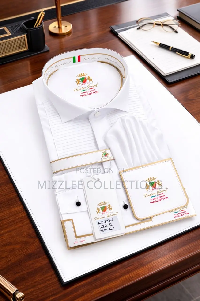 Court Ice Classic Dinner Shirt for Men M-4xl