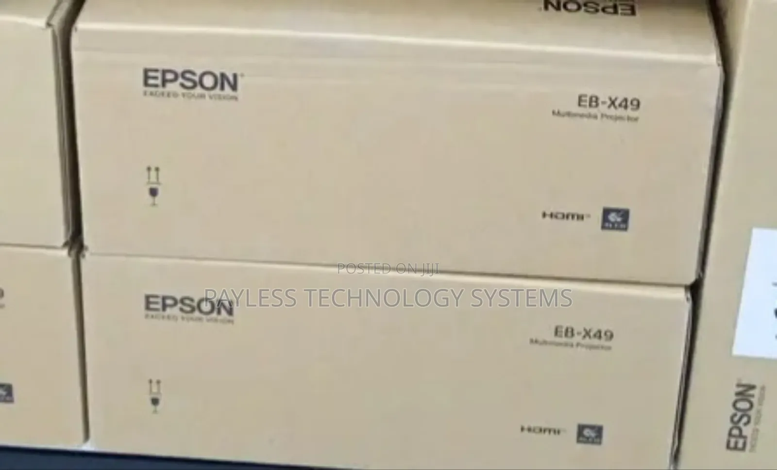 Epson Portable Projector 3600 Lumens Eb-X49