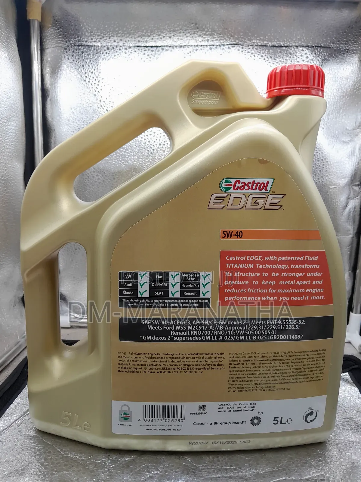 5w-40 Castrol Edge Extended Performance