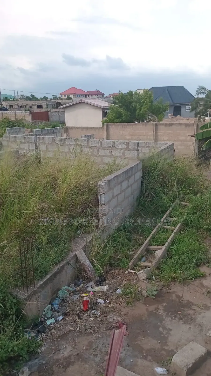 Foundation of 3brm on Half Plot at Millennium City Kasoa
