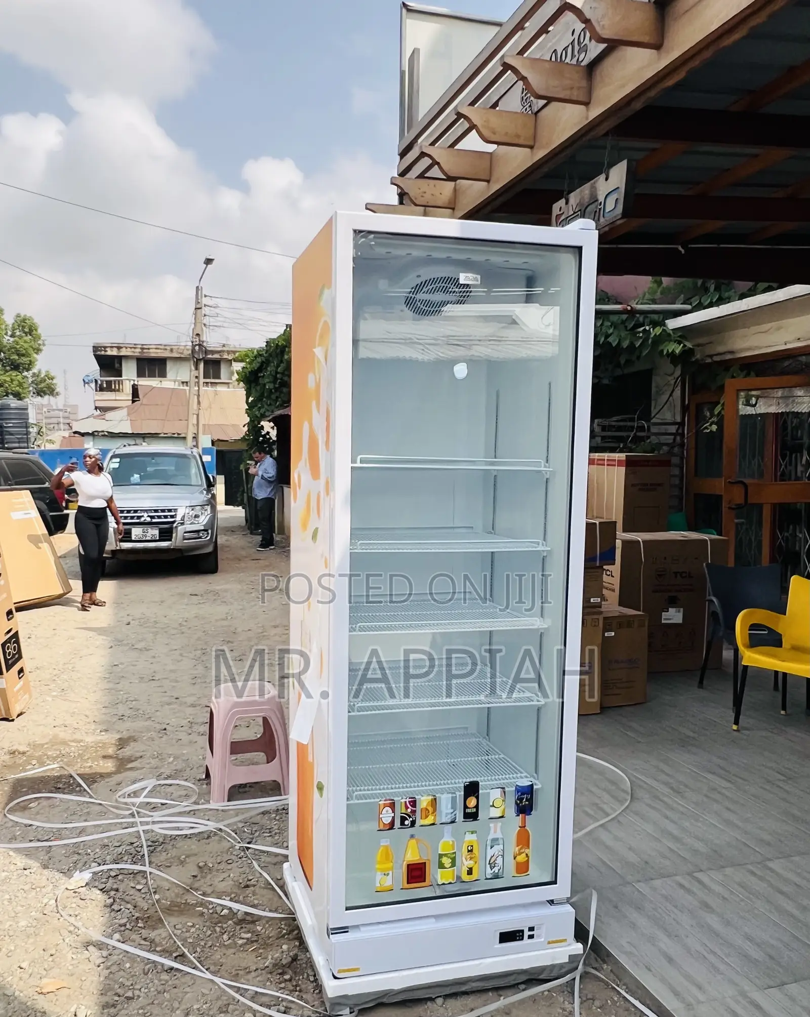 Order Durable Zara-600dfg Single Door Electric Beverage Cooler 