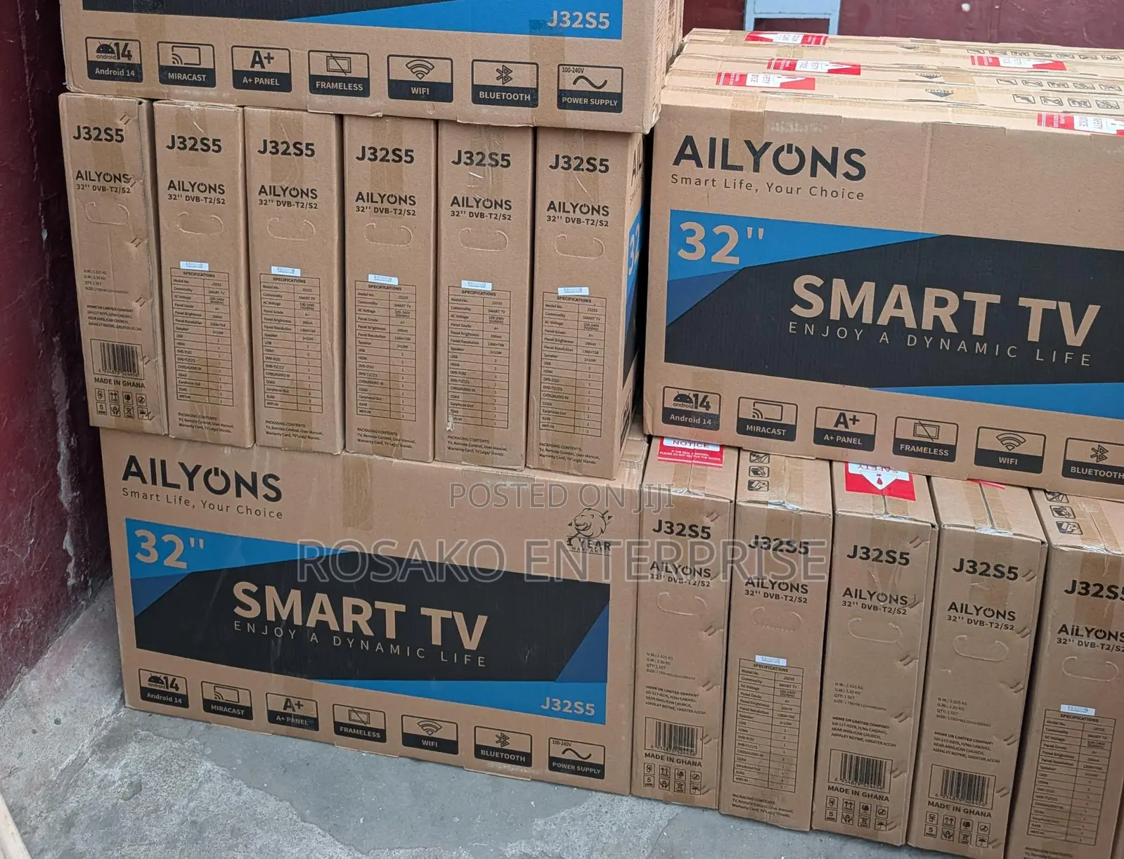 Ailyons 43 Smart Digital Satellite 2300 Ghc /32 Smart